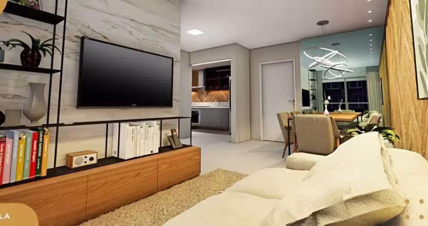 Oportunidade em casa forte: 53,45m², 02qts, 01 vaga..