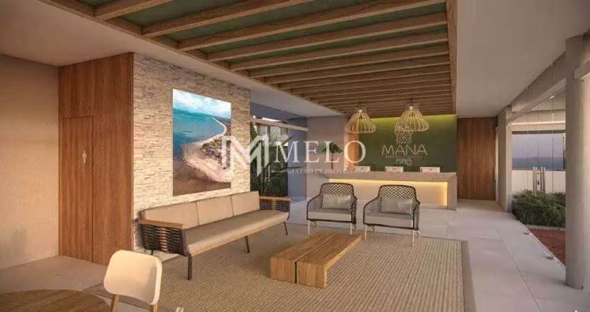Oportunidade  mana beach experience em pojuca: 61,62m², 02qts, 01 vaga...