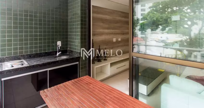 Apt. finamente mobiliado e decorado com 3qts, 1suite, 2vagas, dependência completa, varanda gourmet com 89m2 no rosarinho