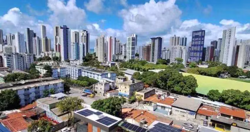 Flat com 1qt., 1vaga, 28m2 semi-mobiliado em boa viagem