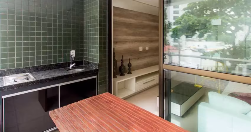 Apt. finamente mobiliado e decorado com 3qts, 1suite, 2vagas, dependência completa, varanda gourmet com 89m2 no rosarinho