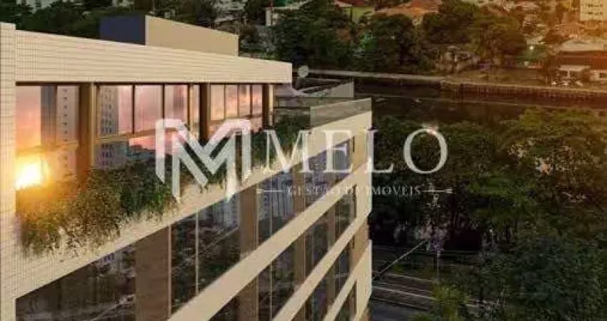 Flat com 1 quarto à venda na Avenida Beira Rio Governador Eduardo Campos, 1175, Madalena, Recife