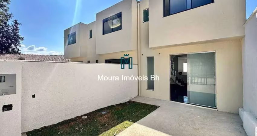 Casa nova com 3 quartos (1 suíte), 2 vagas no bairro santa branca