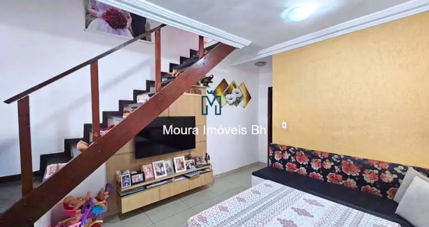Casa geminada duplex com 2 quartos, 1 vaga no bairro santa mônica