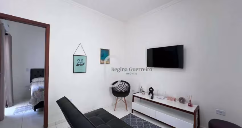Apartamento com 1 dormitório à venda, 28 m² por r$ 181.000,00 - jardim ribamar - peruíbe/sp