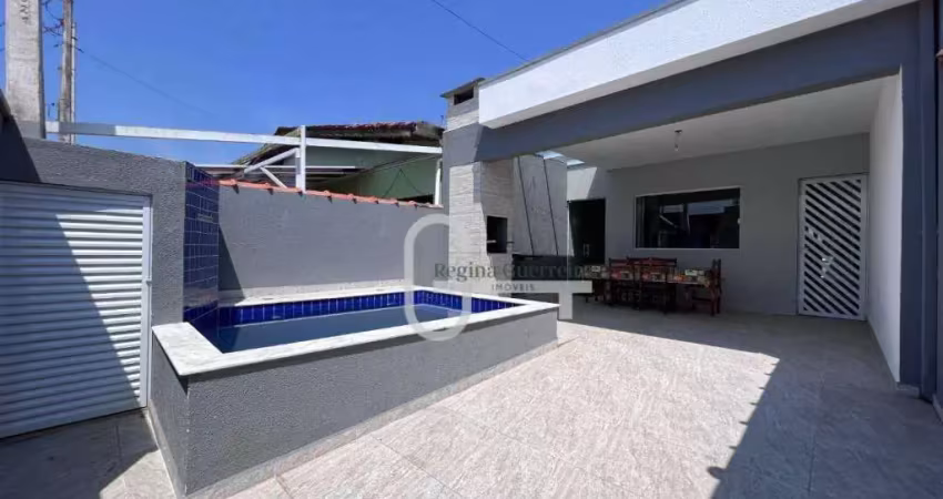 Casa com 2 dormitórios à venda, 76 m² por r$ 360.000,00 - balneário são joão batista - peruíbe/sp