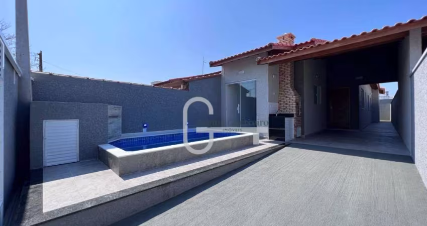 Casa com 3 dormitórios à venda, 115 m² por R$ 435.000,00 - Cidade Nova Peruibe - Peruíbe/SP