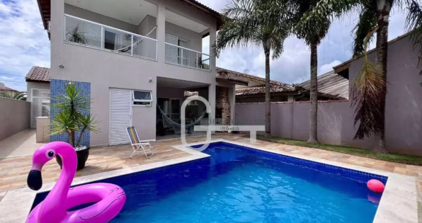 Casa com 3 dormitórios à venda, 210 m² por r$ 1.300.000,00 - condomínio residencial três marias - peruíbe/sp