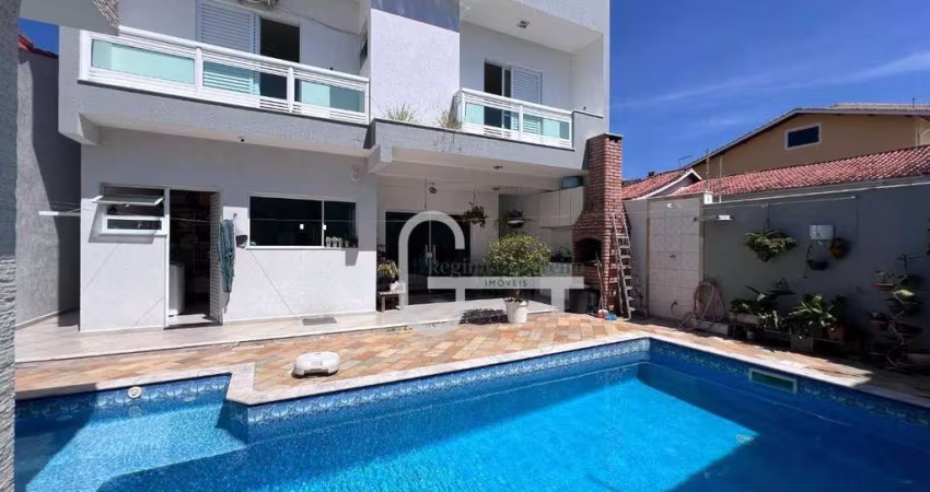 Casa  Sobrado a 300m da praia com 4 dormitórios à venda, 183 m² por R$ 1.150.000 - Balneário Três Marias - Peruíbe/SP