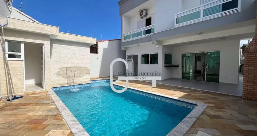 Casa  sobrado a 300m da praia com 4 dormitórios à venda, 183 m² por r$ 1.150.000 - balneário três marias - peruíbe/sp