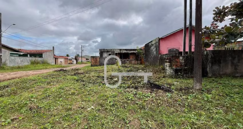 Terreno à venda, 255 m² por r$ 140.000,00 - estância são josé - peruíbe/sp
