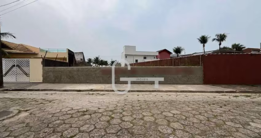 Terreno à venda, 380 m² por r$ 550.000,00 - balneário três marias - peruíbe/sp