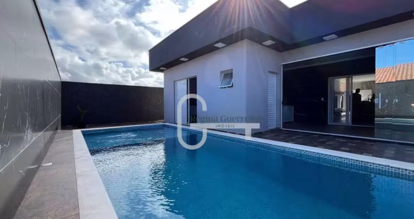 Casa com 3 dormitórios à venda, 146 m² por r$ 790.000,00 - flora rica ii - peruíbe/sp