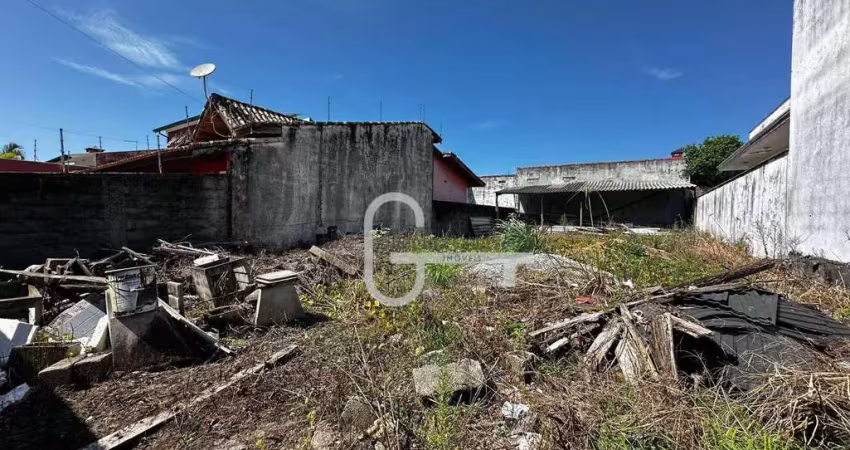 Terreno à venda, 250 m² por r$ 230.000,00 - balneário três marias - peruíbe/sp