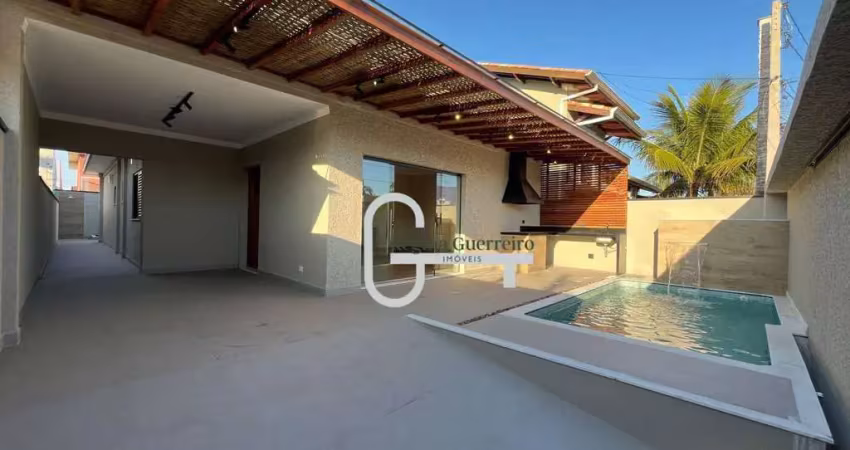 Casa com 3 dormitórios à venda, 130 m² por r$ 900.000,00 - parque balneário oásis - peruíbe/sp