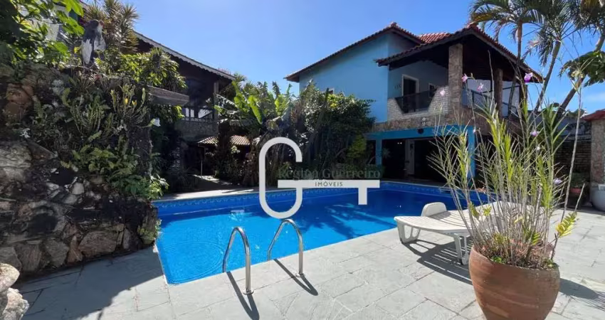 Casa com 3 dormitórios à venda, 402 m² por r$ 1.500.000,00 - balneário três marias - peruíbe/sp