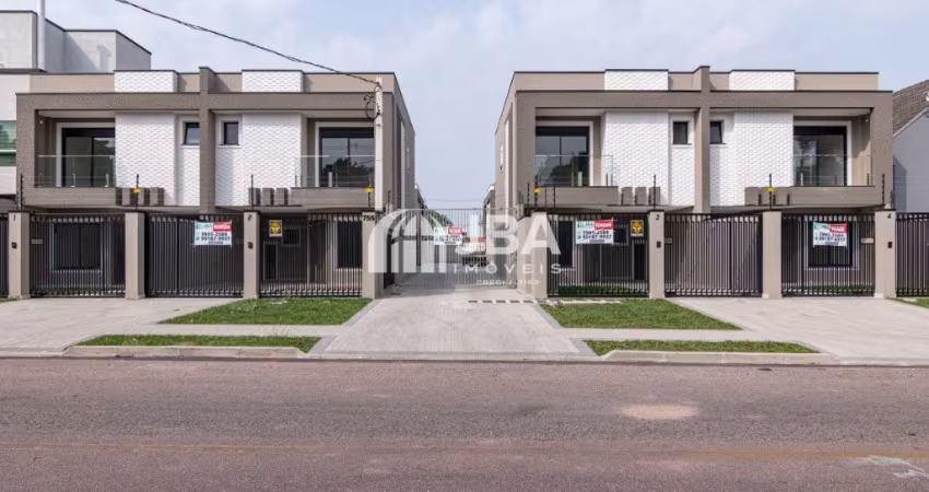 Sobrados duplex em construção com ótimo padrão de acabamentos e construção próximo a Floricultura Flor da Suíça no Boqueirão