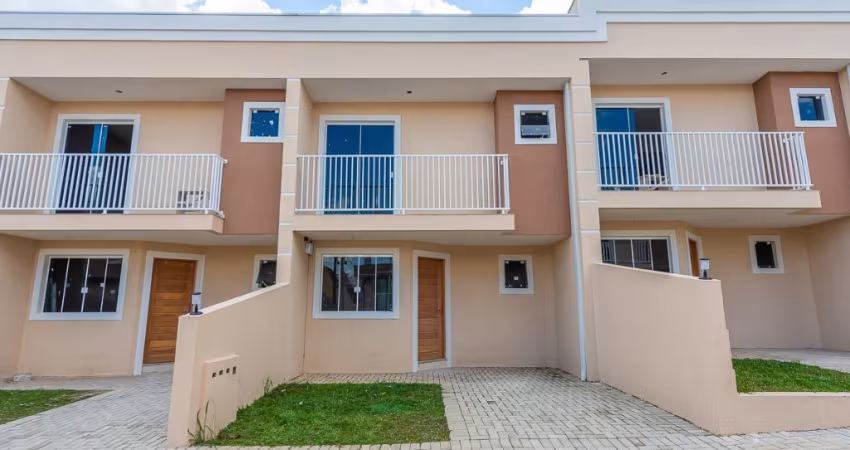 Sobrados duplex novos em condomínio com o melhor custo/benefício no Xaxim
