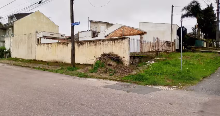 Raridade ! terreno sem benfeitorias de esquina próximo ao supermercado araucária xaxim