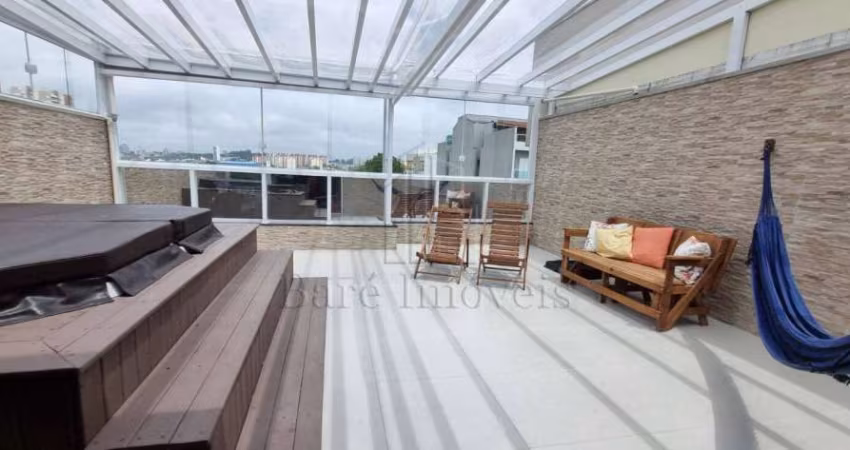 Cobertura 128m² 2 Quartos 2 Suítes no Valparaíso - Santo André