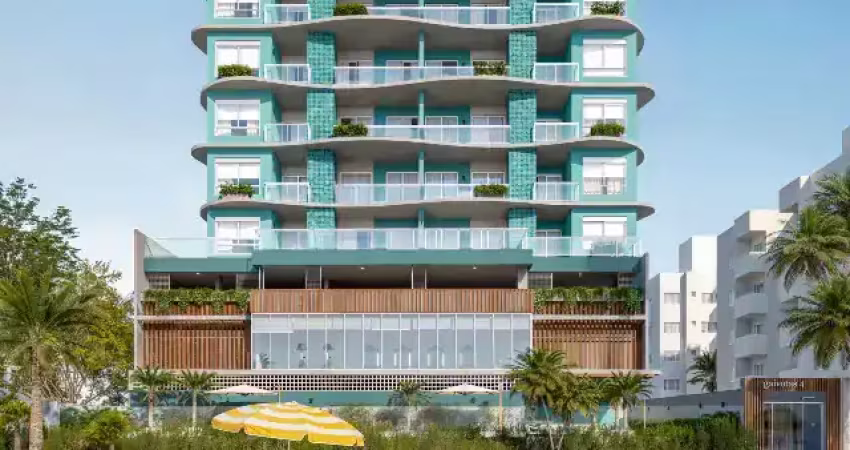 L# apartamentos de 1 e 2 dormitorios frente mar com valores de pré lançamento