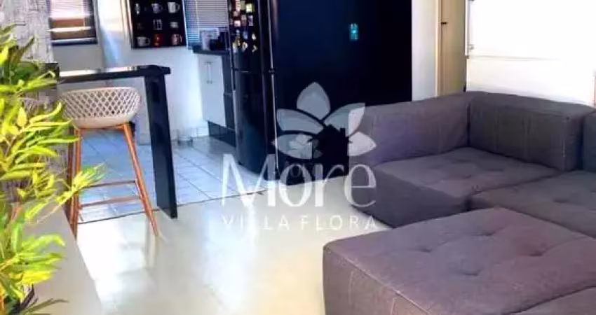 Apartamento à venda em sumaré, parque villa flores, com 2 quartos, com 46 m², villa flora