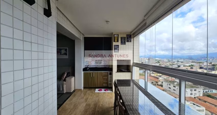 Apartamento em Ponta da Praia com 3 dormitórios, Santos/SP