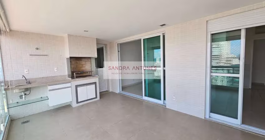 LOCAÇÃO -Apartamento Alto Padrão em Aparecida, com 03 súites, Terraço Gourmet -Santos/SP