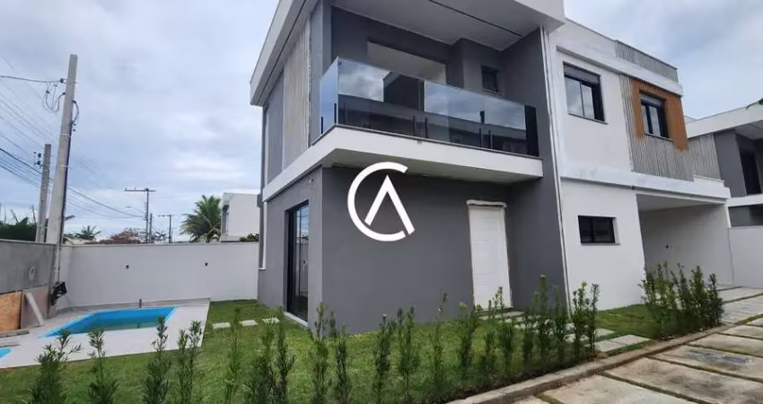 Modernidade e Conforto: Casa 3 quartos com piscina em Floripa!
