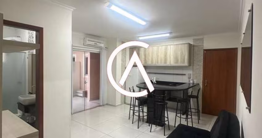 Apartamento totalmente mobiliado, com 2 dormitórios (1 suíte), a apenas 2 km da