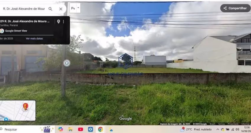 Terreno à venda, 456 m² por r$ 493.000,00 - cajuru - curitiba/pr