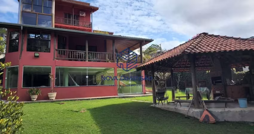 Casa de alto padrão em condomínio fechado – recanto santa bárbara, jambeiro com