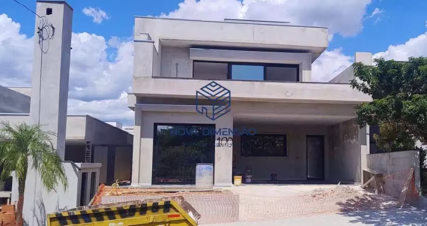 Casa de condomínio em construção de alto padrão em residencial colinas, caçapava - sp