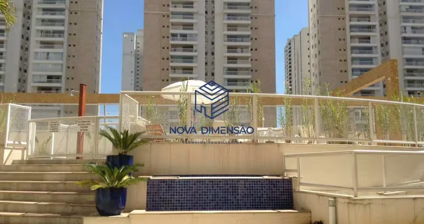 Apartamento semi mobiliado 83m2 com varanda gourmet - jd aquarius - 3 dorms