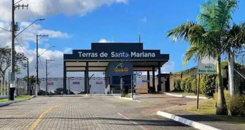 Terreno de 1.200 m2 no condominio terras de santa mariana - caçapava