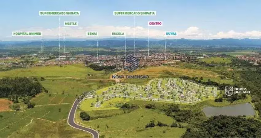 Terreno à venda, 354 m² por r$ 265.000 - borda da mata - caçapava/sp