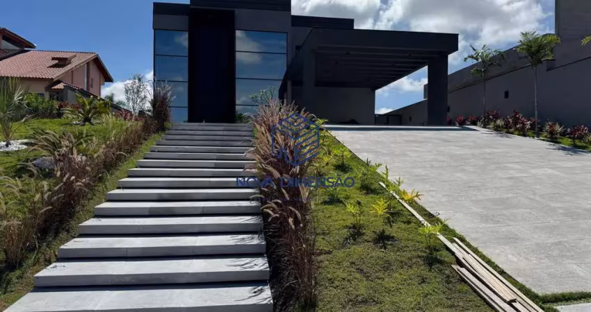 Casa luxuosa no residencial jequitibá (porteira fechada)