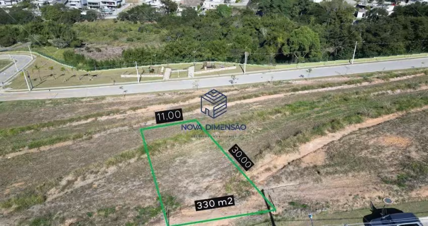 Terreno à venda, 330 m² por r$ 690.000,00 - condomínio terras alpha - são josé dos campos/sp