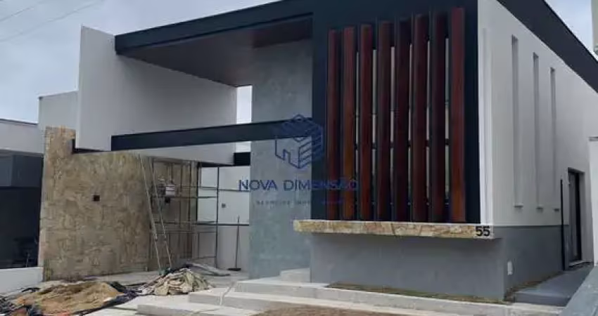 **casa residencial de 3 quartos e piscina em condomínio terras do vale, caçapava - sp**