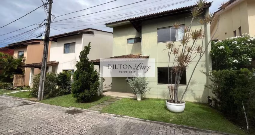 Casa de luxo em condomínio na cidade de Lauro de Freitas-BA, 3 quartos, 3 suítes, 1 sala, 3 banheiros, 1 vaga, 160m².
