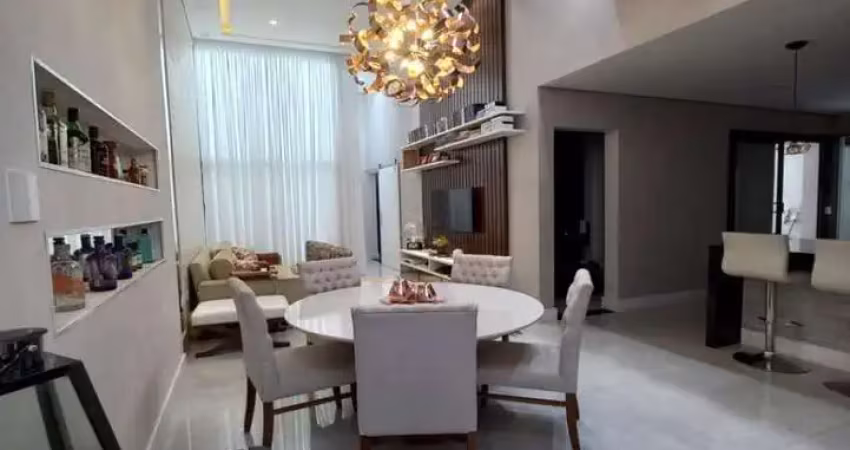 Linda casa com 3 suítes no brescia residencial - indaiatuba