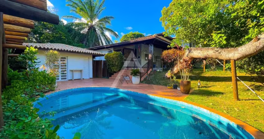 Casa em condomínio para venda em camaçari, busca vida, 6 dormitórios, 4 suítes, 7 banheiros, 4 vagas