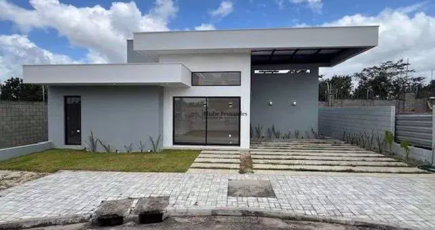 Casa nova c/ 3 quartos p/ venda no Cond. Nova York em Cajupiranga, Parnamirim/RN