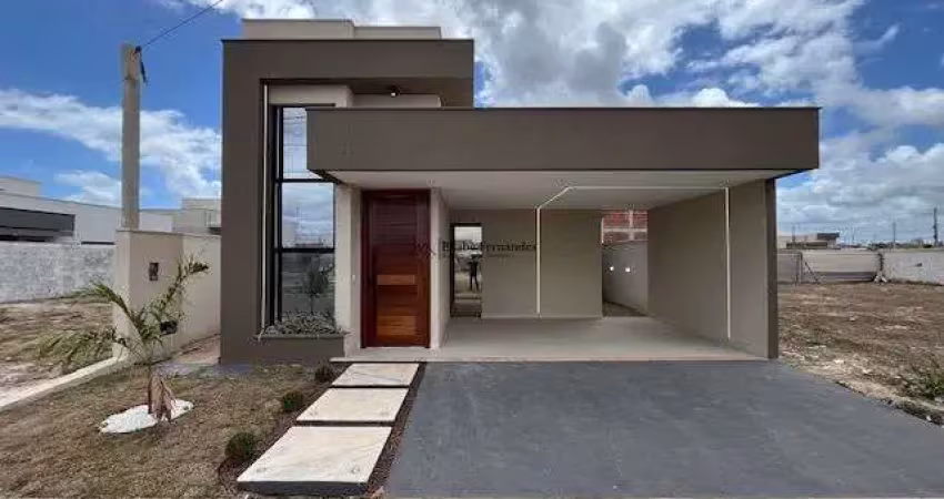Linda casa nova com 3 suítes à venda no Cond. Ecoville II em Parnamirim/RN