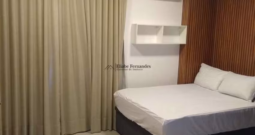Flat mobiliado para locação de contrato ao lado do Pq. Parahyba 1 no Jd. Oceania