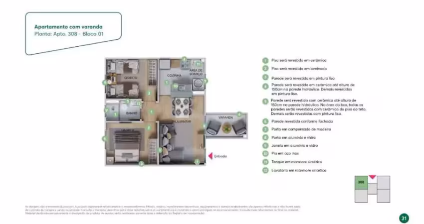 Apartamento à venda no candeias garden , candeias , jaboatão dos guararapes, pe
