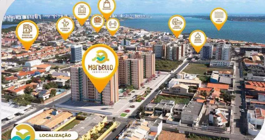 Apartamento à venda no marbello residence , coroa do meio , aracaju, se