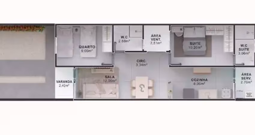 Casa com 2 quartos à venda na Santa Maria, Aracaju - SE, Santa Maria, Aracaju