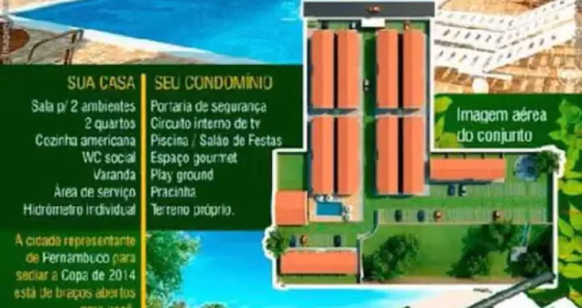 Apartamento à venda no residencial bosque pau brasil , capibaribe , são lourenço da mata, pe