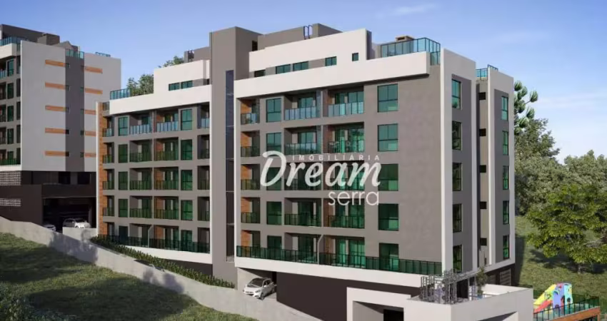 Apartamento com 2 dormitórios à venda, 63 m² por r$ 420.000,00 - várzea - teresópolis/rj